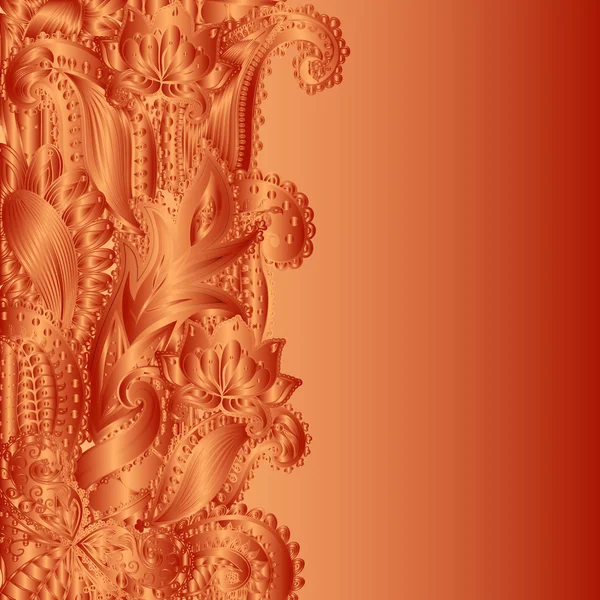 Винтажный цветочный мотив фона. Этнический орнамент приглашения на акварели текстур . — стоковое фото