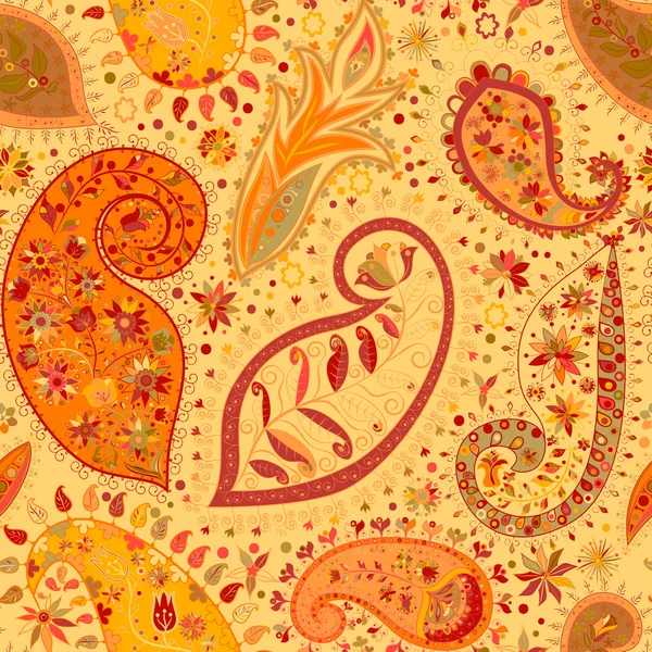 Vintage çiçek motifi etnik sorunsuz arka plan.