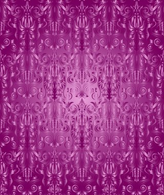 Vintage damasko sorunsuz arka plan. Çiçek motif desen.