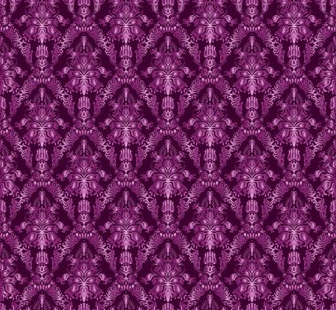 Vintage damasko sorunsuz arka plan. Çiçek motif desen.