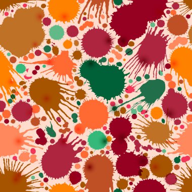 Sorunsuz arka plan renk sıçramaları ve lekeleri.