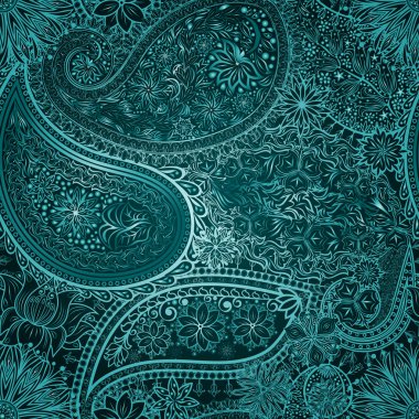 Vintage çiçek motifi etnik sorunsuz arka plan.