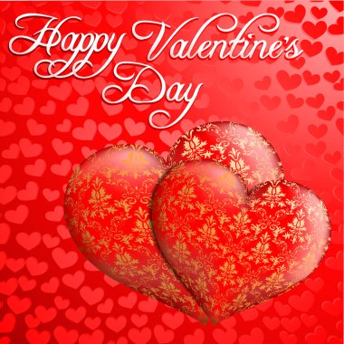 Sevgililer günü kartı.