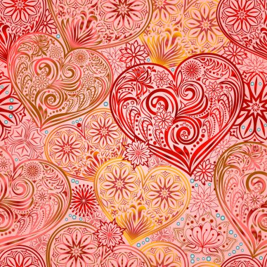 Sevgililer günü kesintisiz arka plan