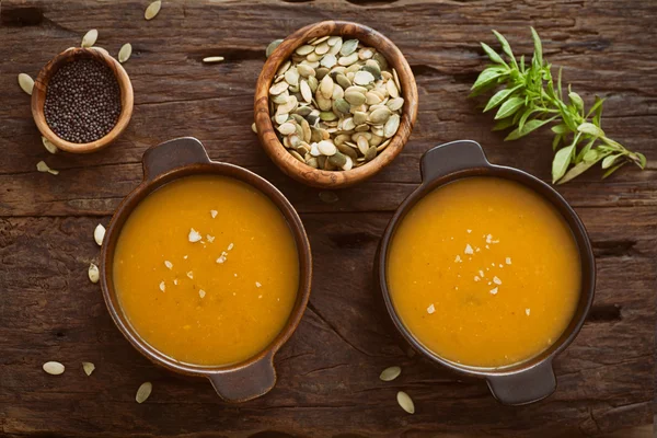 Sopa de abóbora — Fotografia de Stock