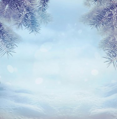 Winter background clipart