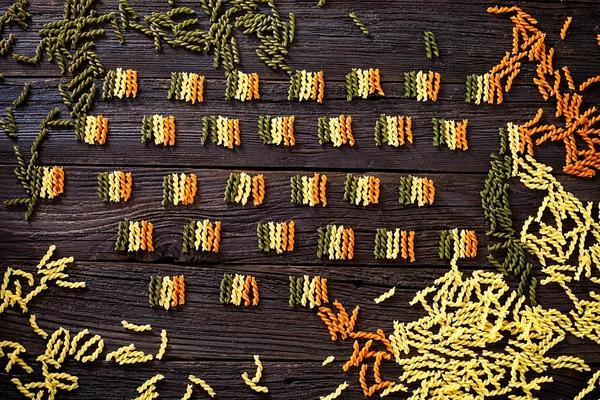 Pasta Italiaanse vlag — Stockfoto