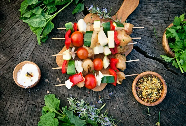 Gemarineerde BBQ-vlees — Stockfoto