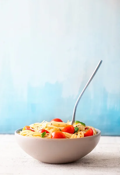 Pasta con olio d'oliva — Foto Stock