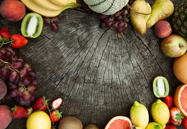 Groenten en fruit. — Stockfoto