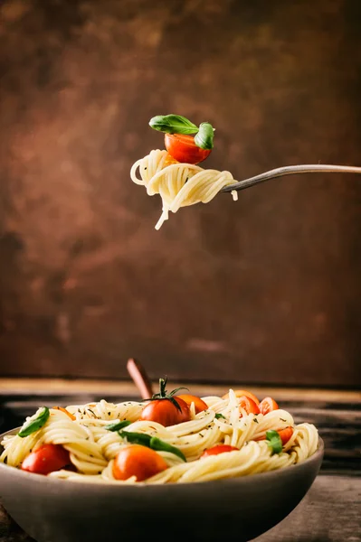 Pasta med olivolja — Stockfoto