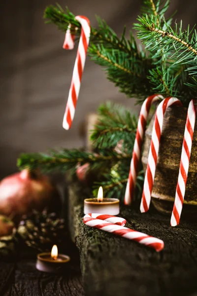 Christmas rustic decoration — Stock Photo, Image