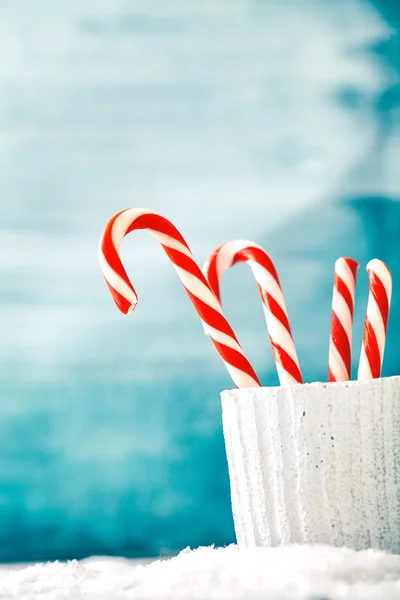 Candy canes background — Stock Photo, Image