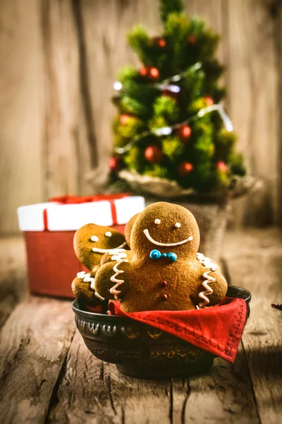 Gingerbread man background — Stock Photo, Image