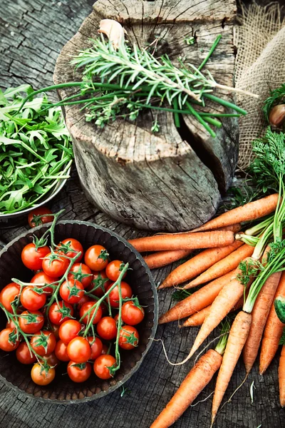 Verduras orgánicas frescas — Foto de Stock