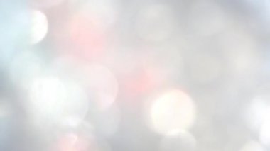 Bokeh kadar hareketli - hipnotik soyut animasyon - diskler kadar - pastel renklerde uzun kesim yükselen ışık ışıklar.