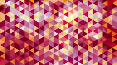 üçgenler ve bokeh - Full Hd encrusted flaş grafik renkli animasyon