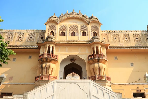 Hawa Mahal - Vindpalads i Jaipur, Rajasthan, Indien - Stock-foto