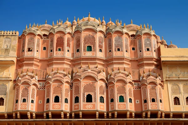 Hawa Mahal - Vindpalads i Jaipur, Rajasthan, Indien - Stock-foto