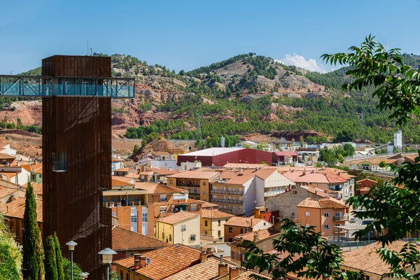 Pohled přes staré město teruel, aragon, Španělsko — Stock fotografie