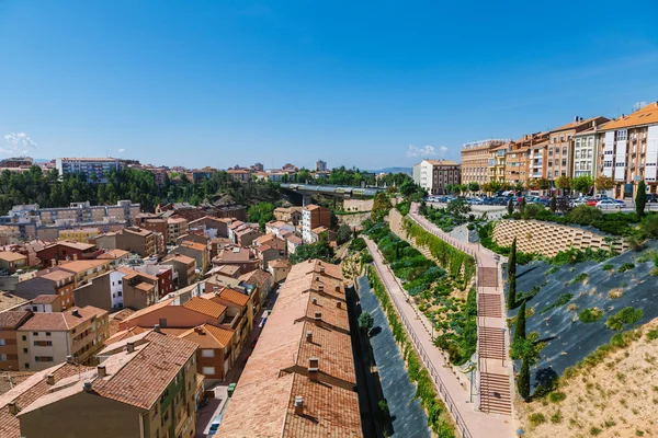 Pohled na staré město teruel, aragon, Španělsko — Stock fotografie
