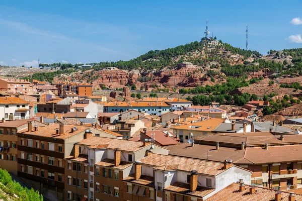 Vista del casco antiguo de Teruel, Aragón, España — Foto de Stock