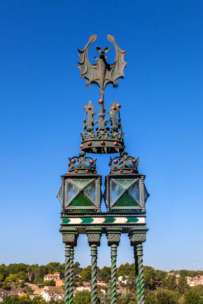 Detail of a Sculpture of the Escalinata in Teruel, Spain — Stock Photo, Image