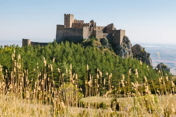 Huesca içinde loarre, Ortaçağ Kalesi — Stok fotoğraf