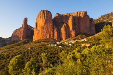 mallos de riglos huesca, aragon, İspanya