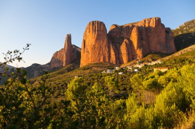 mallos de riglos huesca, aragon, İspanya
