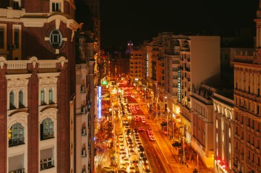 Gran Via, Madrid, İspanya