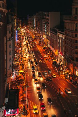 Gran Via, Madrid, İspanya
