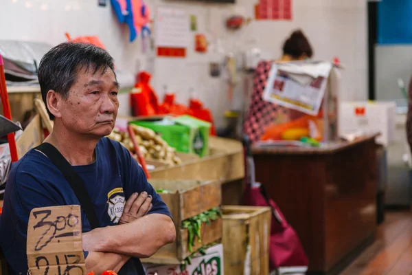 New york city - 16. juni: chinatown mit einer geschätzten bevölkerung — Stockfoto