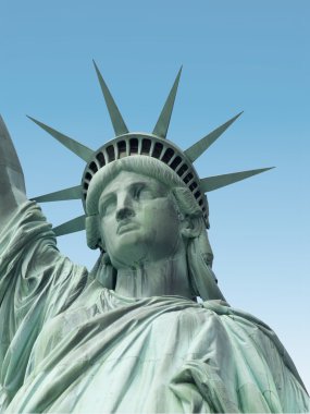 The Liberty Statue in crown