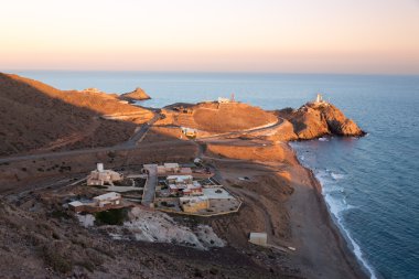 Deniz feneri Cabo del Gata, Almeria, İspanya