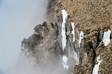 buz kaplı uçurumlar