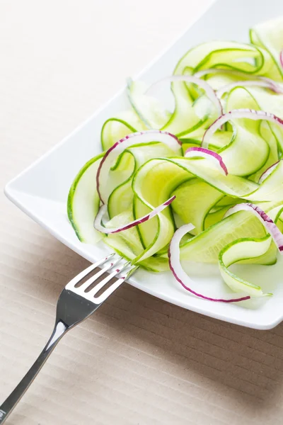 Salada saudável fresca de pepino — Fotografia de Stock