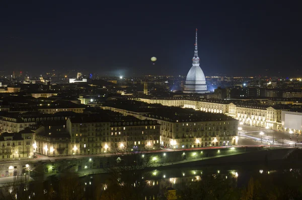 Topo Antonelliana de noche — Foto de Stock