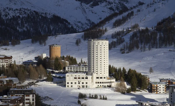 Landschaft von sestriere turin italien Stockfoto