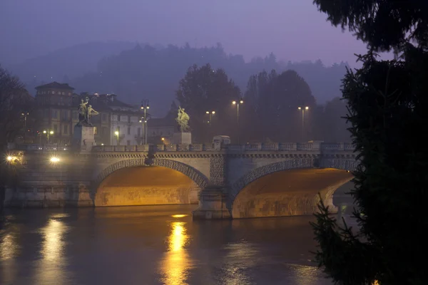 Puente Umberto I en Turín Italia — Foto de Stock