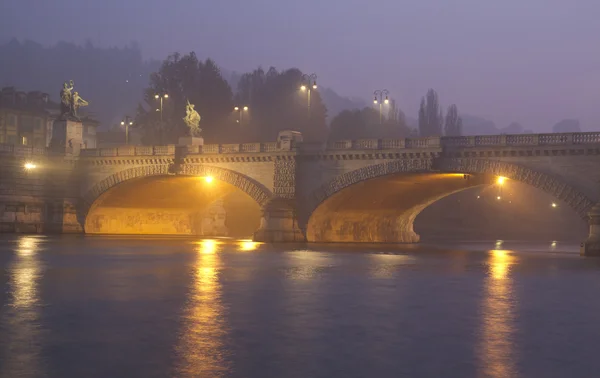 Puente Umberto I en Turín Italia — Foto de Stock