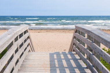 Atlantic ocean Plajı'na giriş