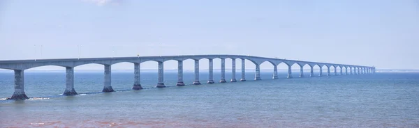 Confederation Bridge panorama — Stock Photo, Image