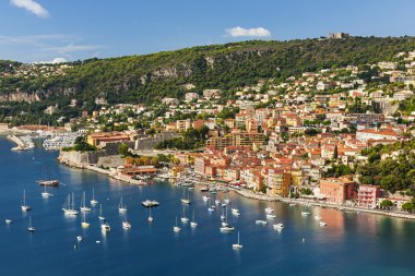 French Riviera Villefranche-sur-Mer görünümü