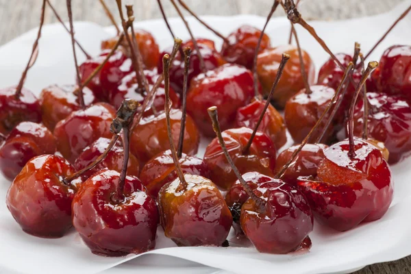Candied crab apples — Stock Photo, Image