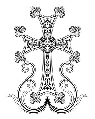 Traditional Armenian Apostolic Church cross clip art clipart