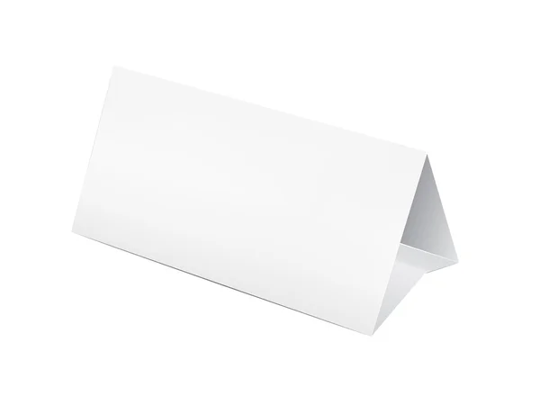 Papiertischkarte — Stockvektor