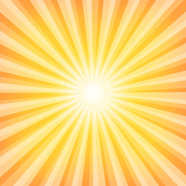 Sole modello Sunburst — Vettoriale Stock