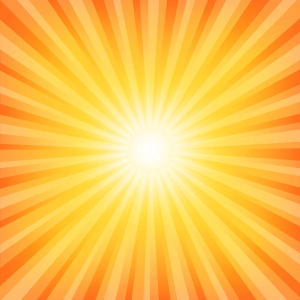 Sonnenbrand mit heißem Muster — Stockvektor