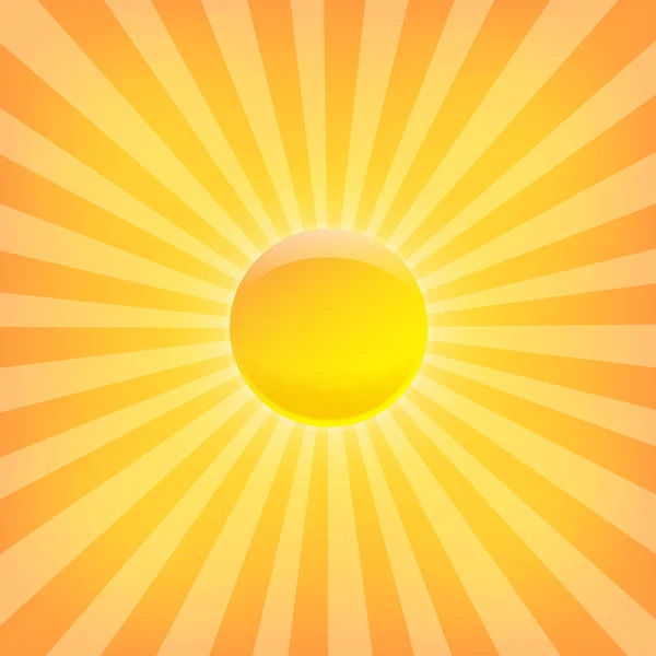 太陽の抽象的な背景-8 — ストックベクタ
